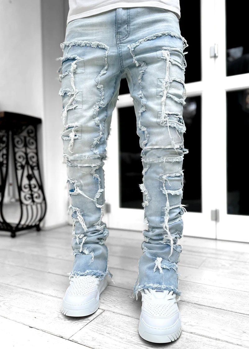 The Nova Stacked Denim